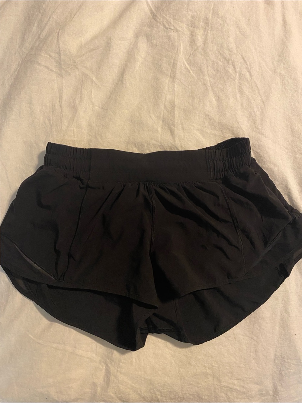 lululemon athletica Hotty Hot Low-Rise Lined Short 2.5" in black